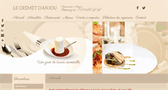 Desktop Screenshot of cremetdanjou-restaurant49.com