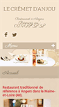 Mobile Screenshot of cremetdanjou-restaurant49.com
